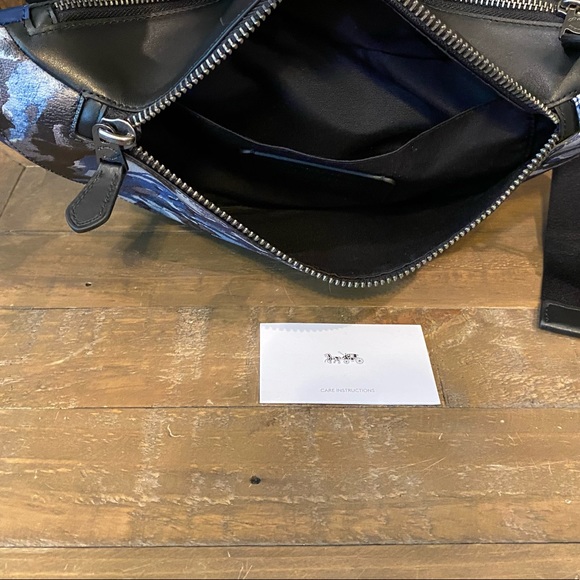 NWT Authentic Coach Watercolor Belt Bag - Picture 8 of 9